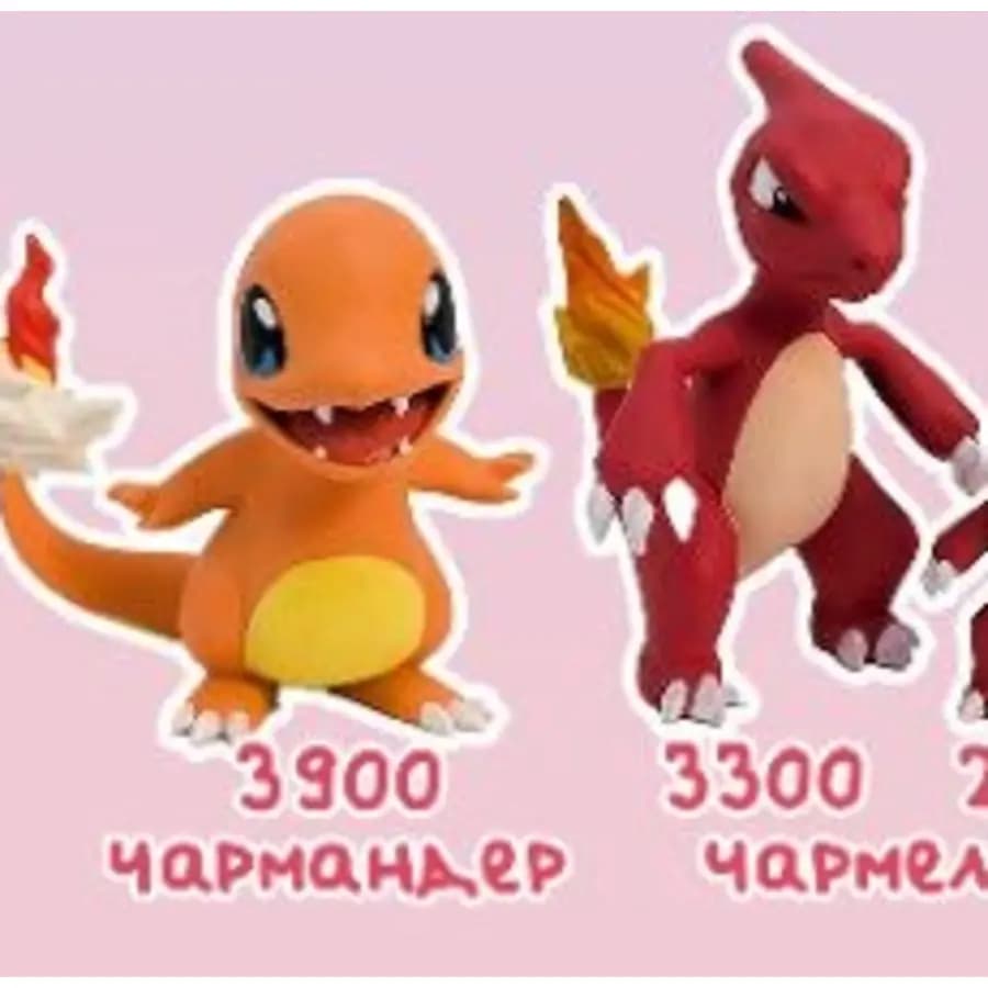 Фигурка Чармандер, ручная покраска